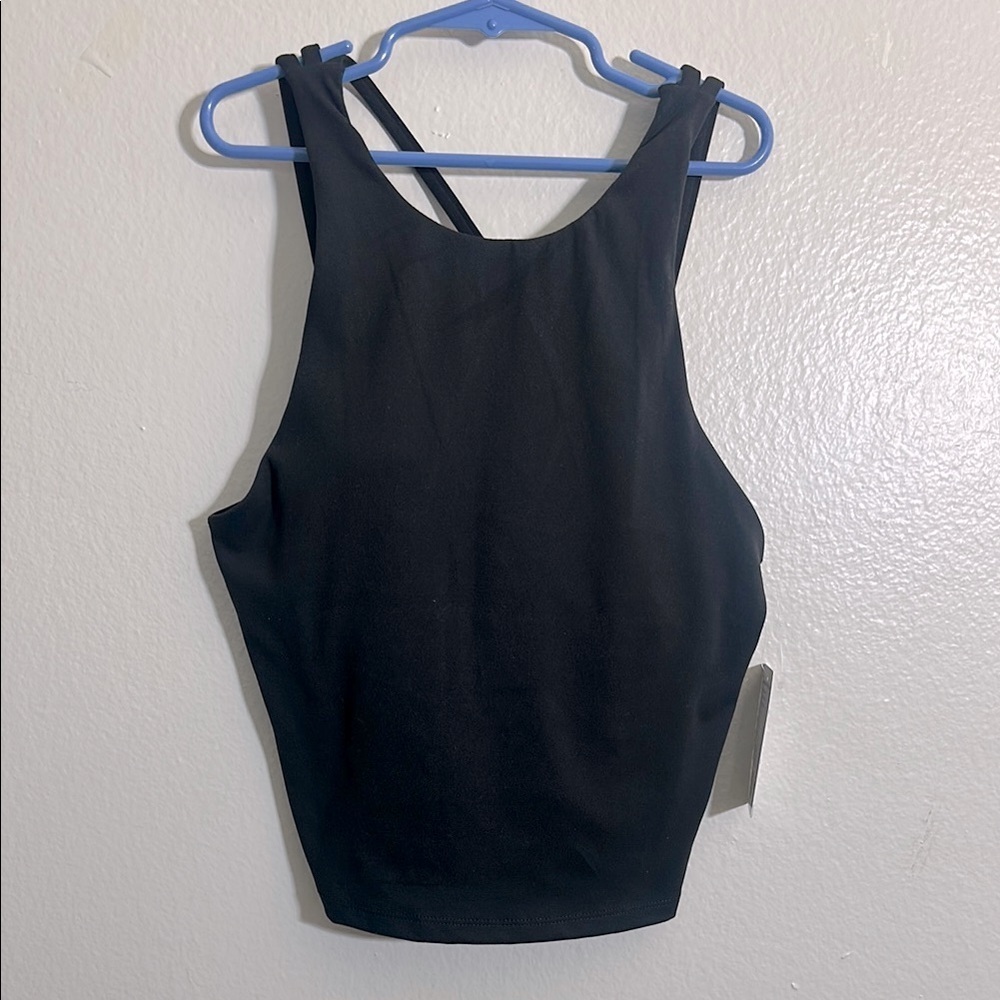 Jockey Sueded Interlock Black Top